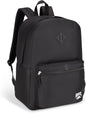 Roots Teen Lightweight Backpack — Made from Recycled Polyester with 15.6" Laptop Compartment, Rain Flap, Bottle Pocket, Reflective Accent, and Back Padding — 34L, Black