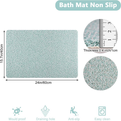 Loofah Mats for Shower, Non Slip | Quick Drying | Soft on Your Feet | Soft Textured Shower Mat Bath Mat Bathtub Mat Massage Mat Loofah Mat for Bathroom,Shower Tub or Wet Areas