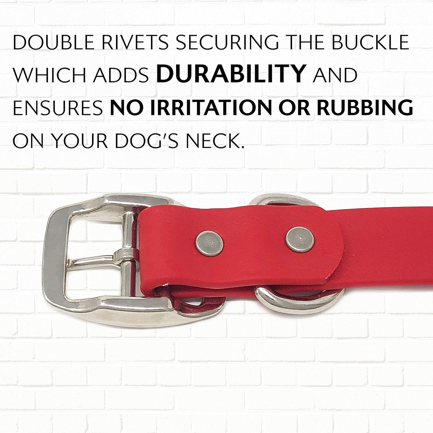Regal Dog Products Small Orange Waterproof Dog Collar and Leash Set - Vinyl Coated, Biothane Puppy Pet Training Collar with Heavy Duty Center Ring & 5'ft Leash - Other Sizes for Medium & Large Dogs