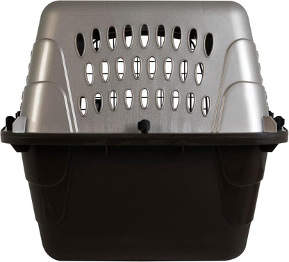 Petmate Two-Door Small Dog Kennel & Cat Kennel (Top Loading or Front Loading Pet Carrier, Great for Small Animals, Made with Recycled Materials, 24 inches in Length) For Pets up to 15 Pounds