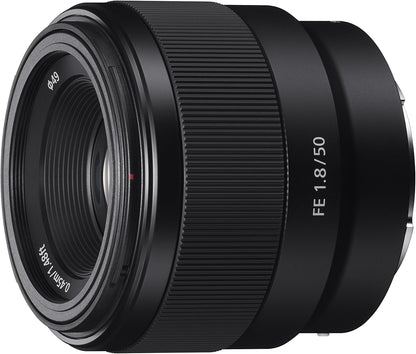 Sony Fe 50mm F1.8 Lens (SEL50F18F/2), Black