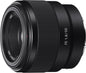 Sony Fe 50mm F1.8 Lens (SEL50F18F/2), Black