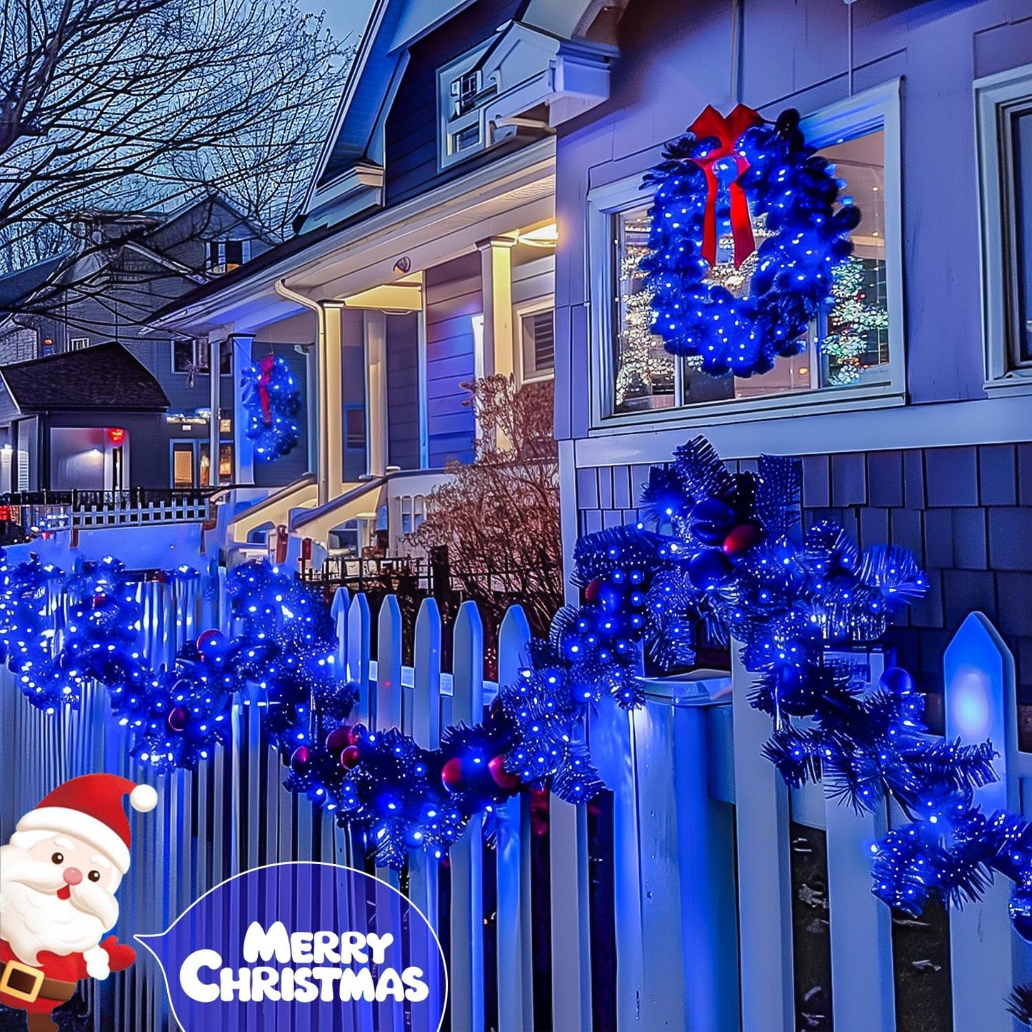 JMEXSUSS 2 Pack 75.5ft Orange Solar Christmas Lights, Total 400 LED Solar String Lights Outdoor Waterproof, 8 Modes Orange Halloween Lights for Tree Patio Garden Thanksgiving Halloween Decorations