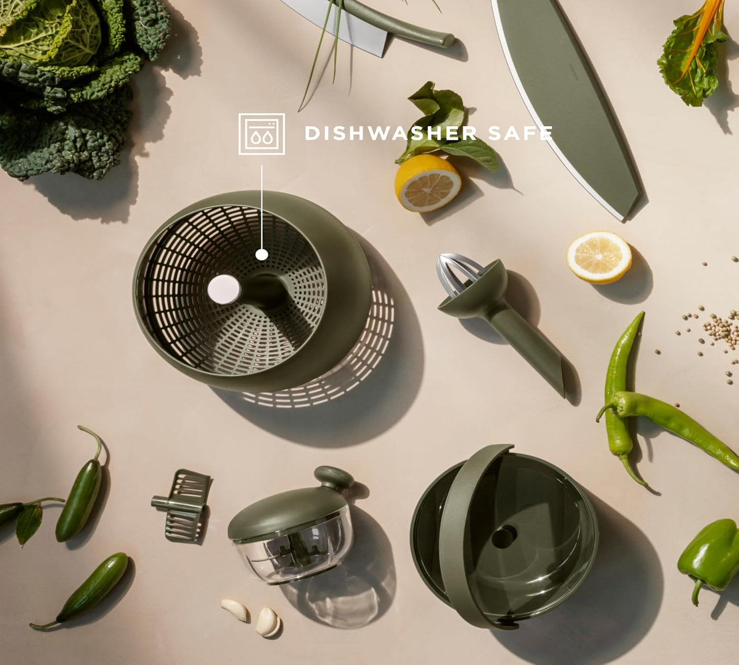 EVA SOLO | Salad Spinner Green Tool | Danish Design & Functionality