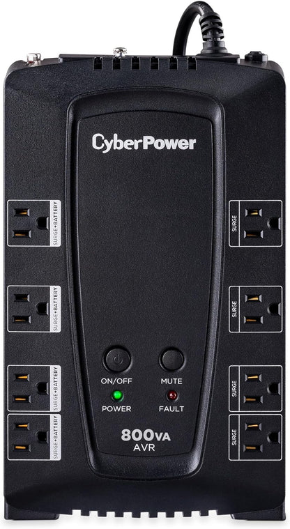 CyberPower CP685AVRG AVR UPS System, 685VA/390W, 8 Outlets, Compact