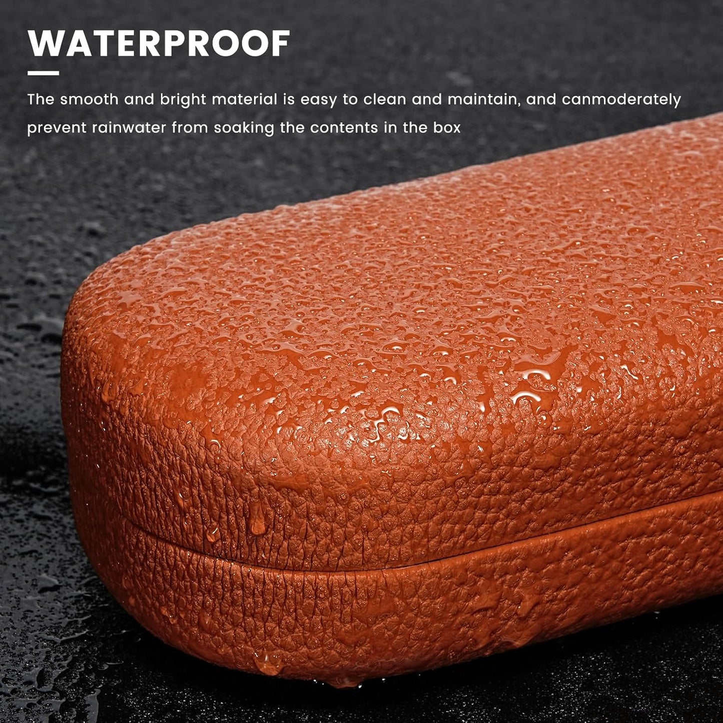 molshine Hard Shell Leather Sunglasses Case,Classic Large Glasses Case for Women Men,Sunglass Eyeglasses
