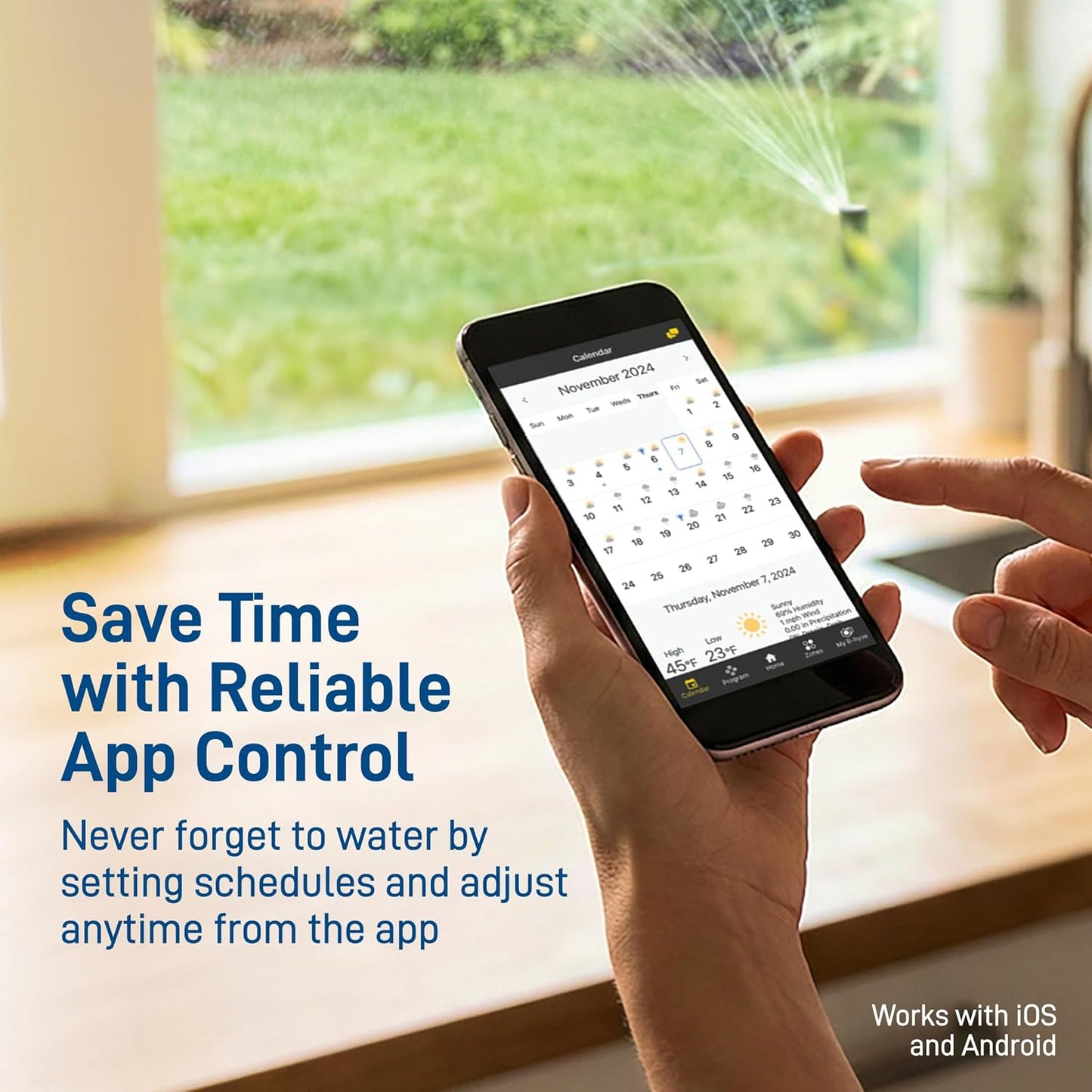 Orbit B-hyve 12-Zone Smart Sprinkler Controller | Indoor & Outdoor Wi-Fi Irrigation Timer with App Control