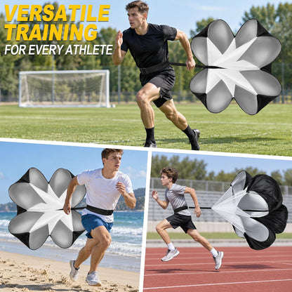 Running Parachute for Speed & Agility Training with Adjustable Belt