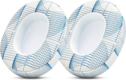 WC Replacement Earpad Cushions for Skullcandy Hesh 3 & Crusher Over-Ear Headphones Made by Wicked Cushions | Improved Durability and Thickness for Improved Comfort and Noise Isolation | 90's Black