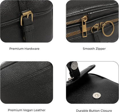 Lexiyat Crossbody Purses for Women Trendy Cell Phone Bag Leather Shoulder Handbags with Card Slots