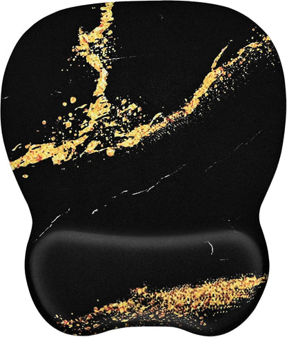 Ergonomic Mouse Pad with Wrist Support | Memory Foam Mousepad for Office and Gaming | Non-Slip Base Computer Mouse Pad | Smooth Tracking Desk Accessory | Comfortable Wrist Rest Mouse Pad - PuriLite