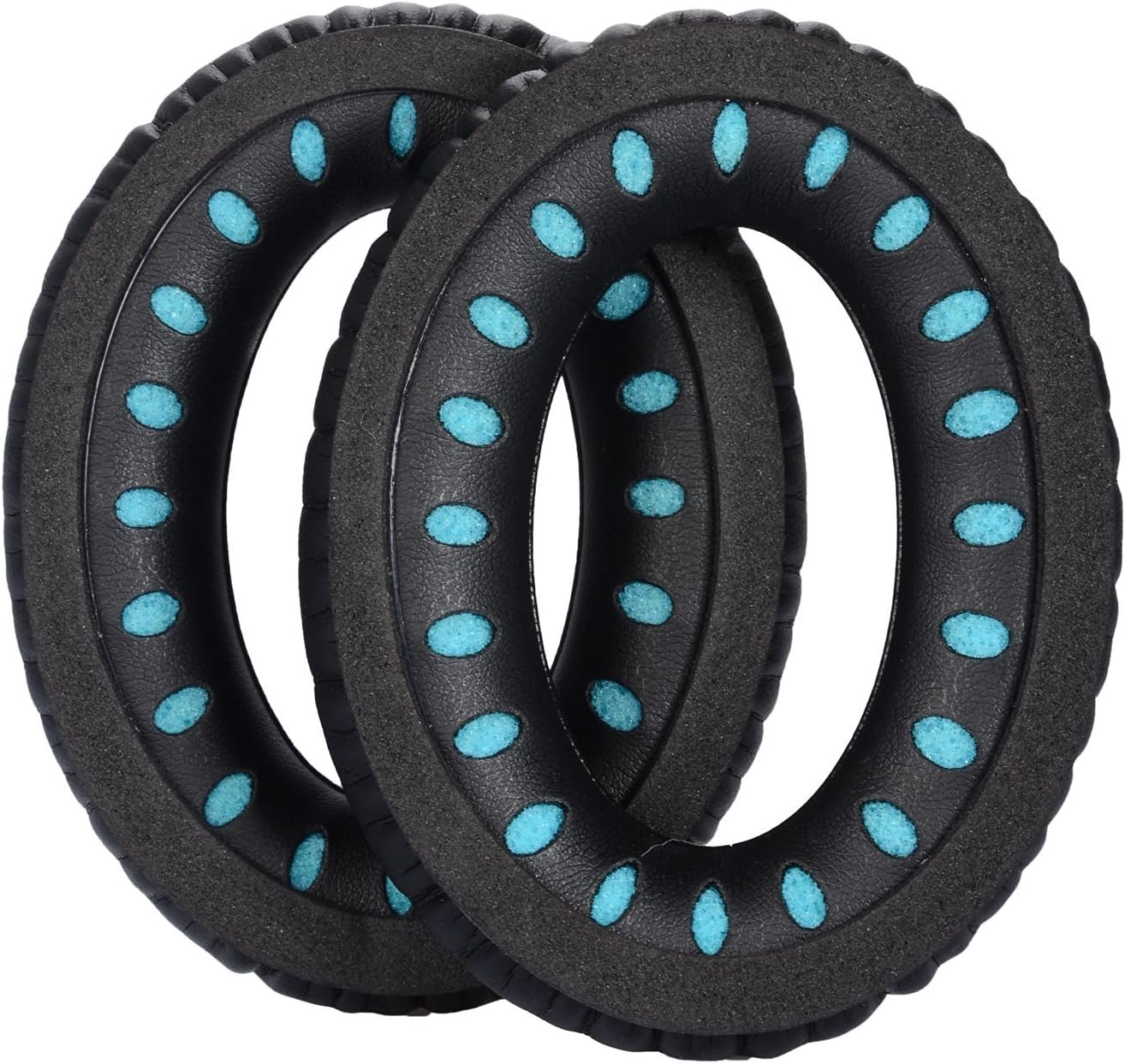 Replacement Ear Pads Earpads for Bose QuietComfort QC 2 15 25 35 Ear Cushion for QC2 QC15 QC25 QC35 SoundLink SoundTrue Around-Ear II AE2 (Black)