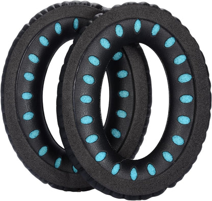 Replacement Ear Pads Earpads for Bose QuietComfort QC 2 15 25 35 Ear Cushion for QC2 QC15 QC25 QC35 SoundLink SoundTrue Around-Ear II AE2 (Black)