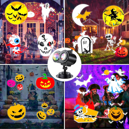 Halloween Projector Lights Outdoor, LED Christmas Projector Lights