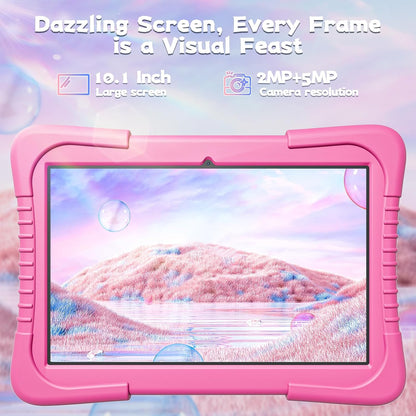 SGIN 10 Inch Tablet, 4GB RAM 128GB ROM, Android 13 Tablet, Octa-Core 2.0Ghz Processor, 1280 * 800 IPS, 2MP+8MP Camera, 6000mAh, GPS, WiFi, Bluetooth (Blue)