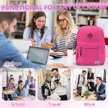 School Backpack for Kids,Lightweight Water Resistant Work Travel Backpack for Women Men Teens VONXURY