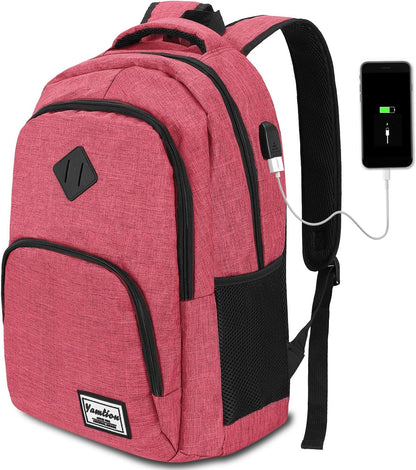 Backpack for Teen Girls,Boys School Backpack for Women with USB,College Backpack,Big Flower