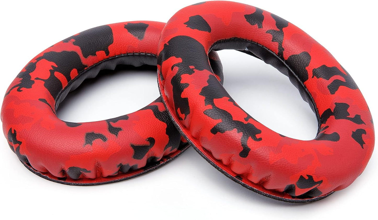 WC Wicked Cushions Upgraded Replacement Ear Pads for Bose QC35 & QC35ii (QuietComfort 35) Headphones & More - Softer Leather, Luxurious Memory Foam, Added Thickness, Extra Durability | Navy Tiger