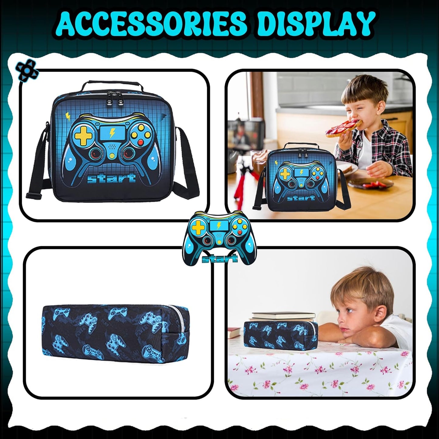 Cute Backpack for Girls School Backpacks with Lunch Box for Elementary
