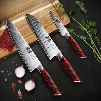 HOSHANHO Fillet Knife 7 Inch, Damascus Steel Boning Knife, Professional Fish Fillet Knife for Meat Chicken Cutting, Meat Knife with G10 Ergonomic Handle
