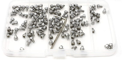 iexcell 25 Pcs M6 x 20mm Thread Pitch 1 mm Stainless Steel 304 Hex Socket Head Cap Screws Bolts Kit