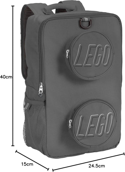 LEGO Lego Brick Backpack-purple Carry-On Luggage, Flame Orange, One Size, Backpack