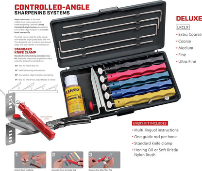 Lansky LKCLX Deluxe Sharpening Kit