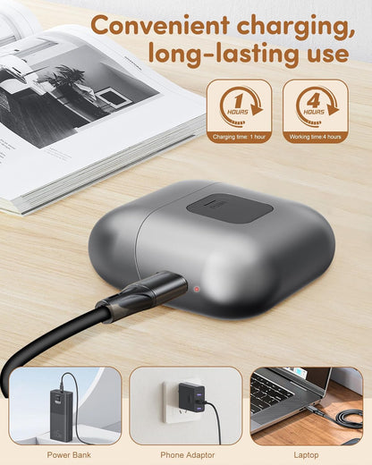 Electric Nail Clipper,Baby Nail Clippers with Light 2-Speed USB Rechargeable Trimmer with Magnetic Cover & Upgraded Nail Storage, Kids, Adults, Seniors, Caregivers (Silver-Black)