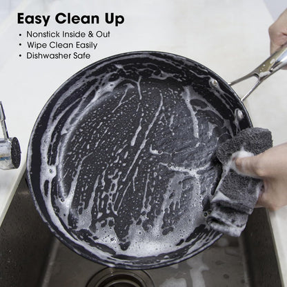 imarku Non Stick Frying Pans - 10 inch Frying Pan Nonstick Skillet, Egg Pan Omelette with Cool Stainless Steel Handle, Dishwasher Safe, Free of PFAS&PFOA, Easy Cleanup, Gifts for Men and Women