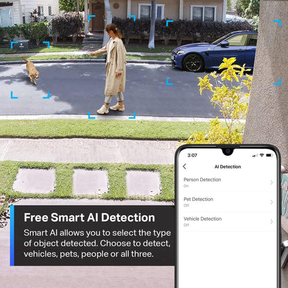TP-Link Tapo 2K Indoor Home Security WiFi Camera, Up to 30ft Night Vision, Privacy Mode, Sound & Light Alarm, Up to 512 GB microSD Card Slot, Two-Way Audio, Works w/Alexa and Google (Tapo C110)