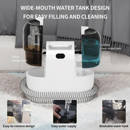 Portable Carpet & Upholstery Cleaner | Dual Tank Spot Cleaning Machine