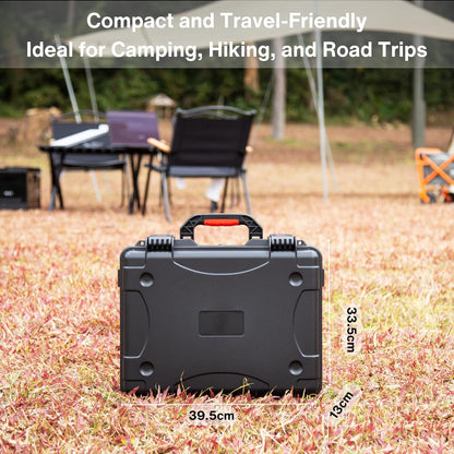 Steinwhale IP67 Waterproof Storage Case for Starlink Mini, Built with Waterproof Seal and Safe Latch System, Protective Hard Case with Foam Padding Keep Dish Safe, Portable for Travel and Outdoor Use