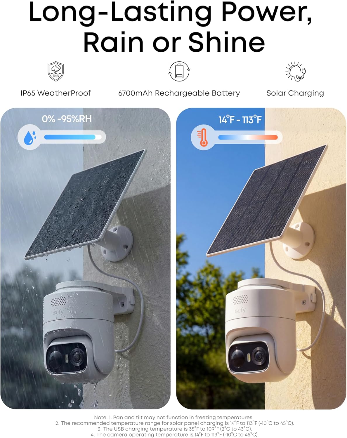 eufyCam C37 Wireless Outdoor Security Camera Collection | 2K Solar-Powered 360° AI Tracking Surveillance System