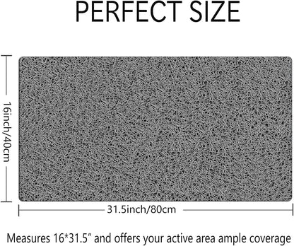 Bathtub Mat Non Slip Shower Mat, 40 x 100 cm, Soft Textured PVC Loofah Mat for Bathroom Inside Shower Anti Slip Bath Mat Bathroom Rug Carpet No Suction Cup, Quick Dry