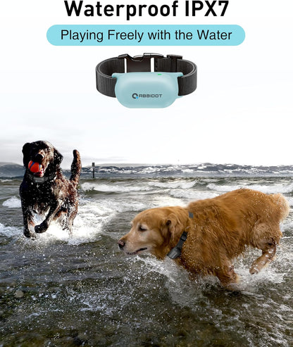 ABBIDOT Shock Collar (8-120 lbs) - Small Size Dog Training Collar with Remote Waterproof Rechargeable Dog Shock Collar with Remote E Collar for Small Medium Large Dogs (Light Pink)