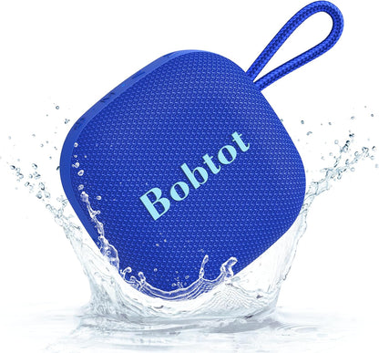 Bobtot Portable Bluetooth Speakers Wireless - IPX7 Waterproof Mini Shower Speaker with 16 Hours Playtime, Loud Stereo Sound, Rich Bass, TWS, Built-in Mic, Small Size for Travel Sport, Green