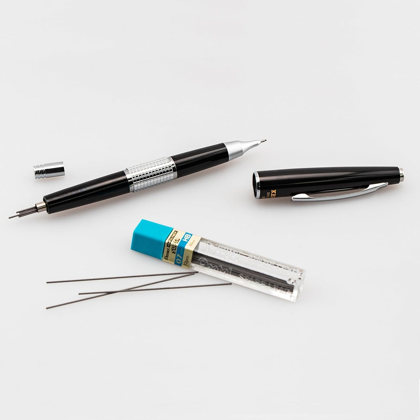 Pentel P1037A Mechanical Pencil | 0.7 mm Pencil | Graphite Pencil | Refillable Pencil | Writing Pencil | School and Office Pencil - PuriLite