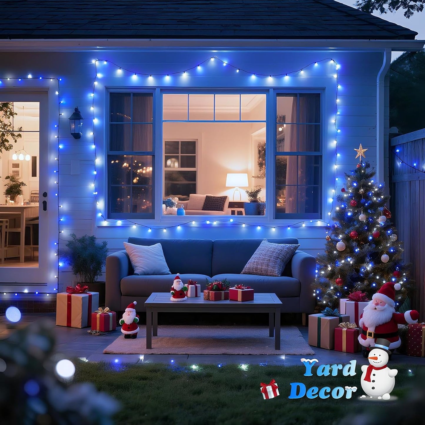 JMEXSUSS 66ft 200 LED Halloween Lights Outdoor, Orange String Lights Clear Wire, 8 Modes Orange Halloween Christmas String Lights Plug in for Tree Indoor Patio Garden Thanksgiving Decorations