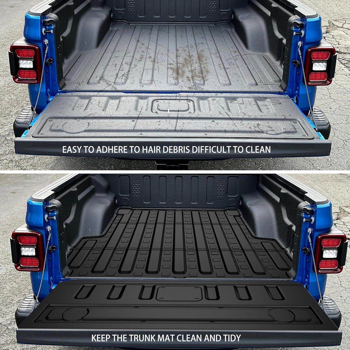 AOMSAZTO Floor Mats & Trunk Mat for 2024 2025 Chevy Equinox EV (Non Fuel),TPE All Weather Protection 2 Rows Car Floor Liners with Cargo Liner for Chevrolet Equinox EV (Non Fuel)