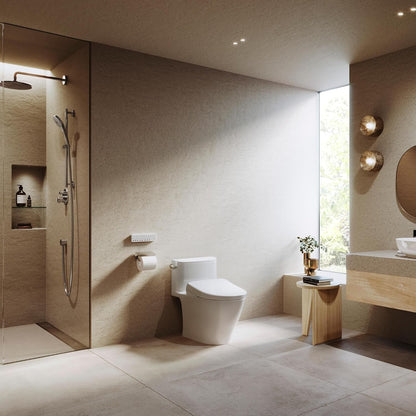 TOTO SW4736AT40#01 WASHLET+ Electronic Bidet Toilet Seat, Cotton White
