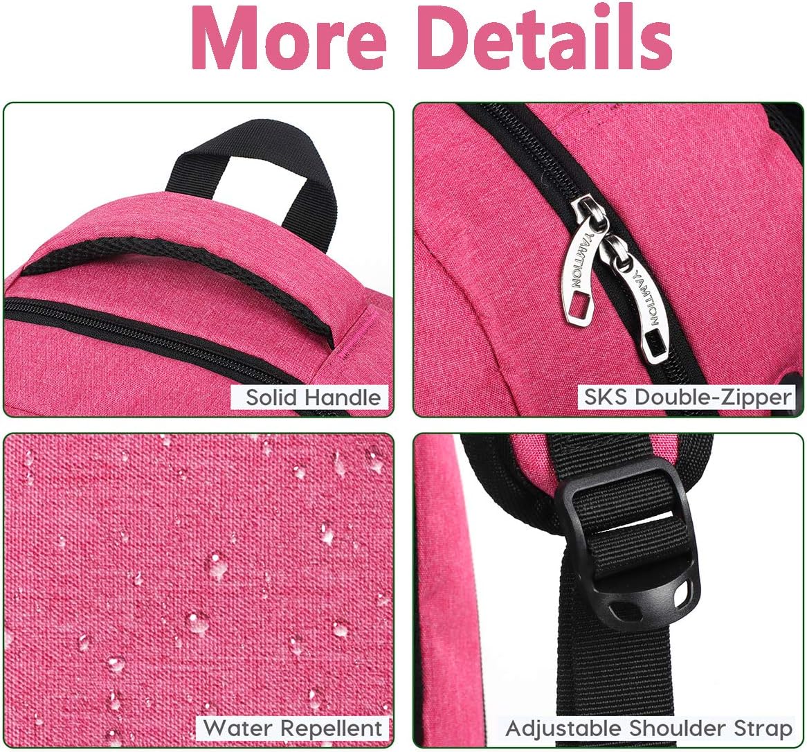 Backpack for Teen Girls,Boys School Backpack for Women with USB,College Backpack,Big Flower