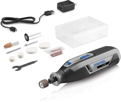 Dremel Lite 7760 N/10 4V Li-Ion Cordless Rotary Tool Variable Speed Multi-Purpose Rotary Tool Kit, USB Charging, Easy Accessory Changes - Perfect for Light-Duty DIY & Crafting