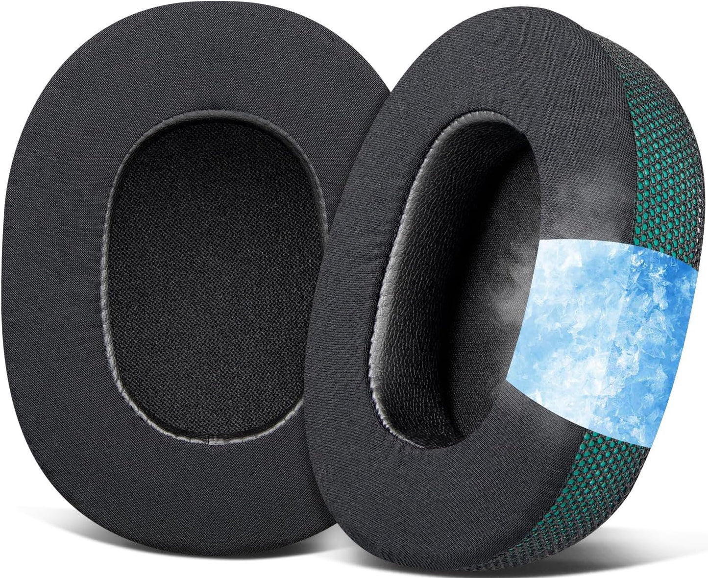 SOULWIT Replacement Earpads for Skullcandy Hesh 3/ANC/Evo & Crusher Wireless/ANC/Evo & Venue ANC Over-Ear Headphones, Ear Pads Cushions with Noise Isolation Foam - Hesh3 PL Black