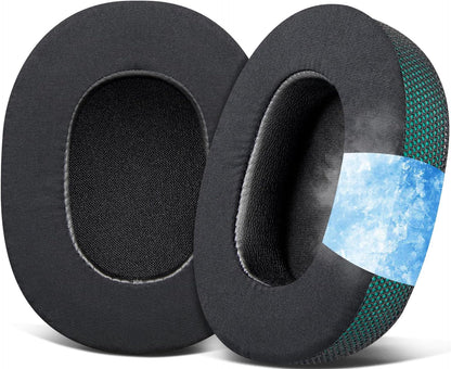 SOULWIT Replacement Earpads for Skullcandy Hesh 3/ANC/Evo & Crusher Wireless/ANC/Evo & Venue ANC Over-Ear Headphones, Ear Pads Cushions with Noise Isolation Foam - Hesh3 PL Black