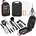Homquen Camping Essentials Camping Gear Must Haves，Cooking Utensils Set Rv Camping Accessories，Camper Gadgets for Outdoor Hiking Travel Picnic Barbecue Gifts