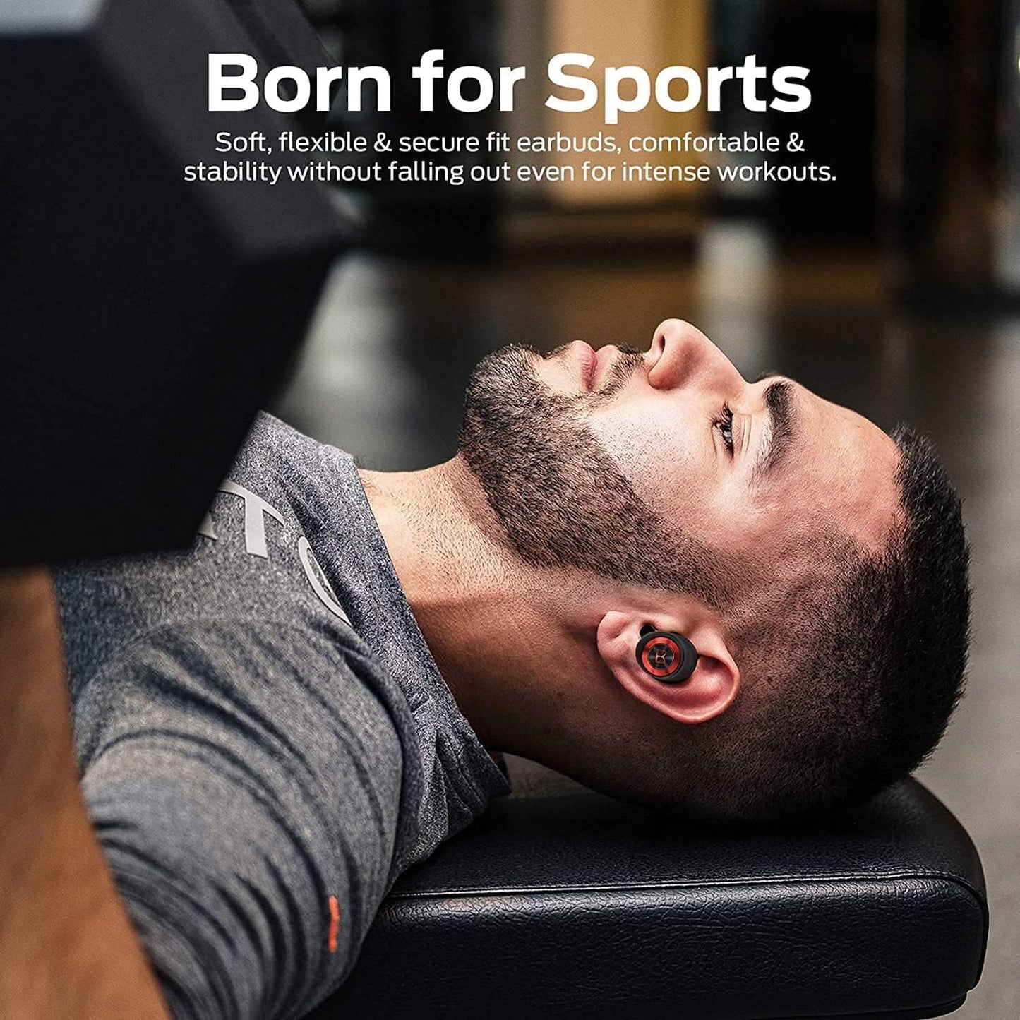 Monster Open Ear AC339 Earbuds, Bluetooth 6.0 Earphones Stereo Sound, Open Ear Clip Wireless Earbuds 40 Hours Playback, with Smart Digital Display Design, Touch Control, IPX6 Waterproof