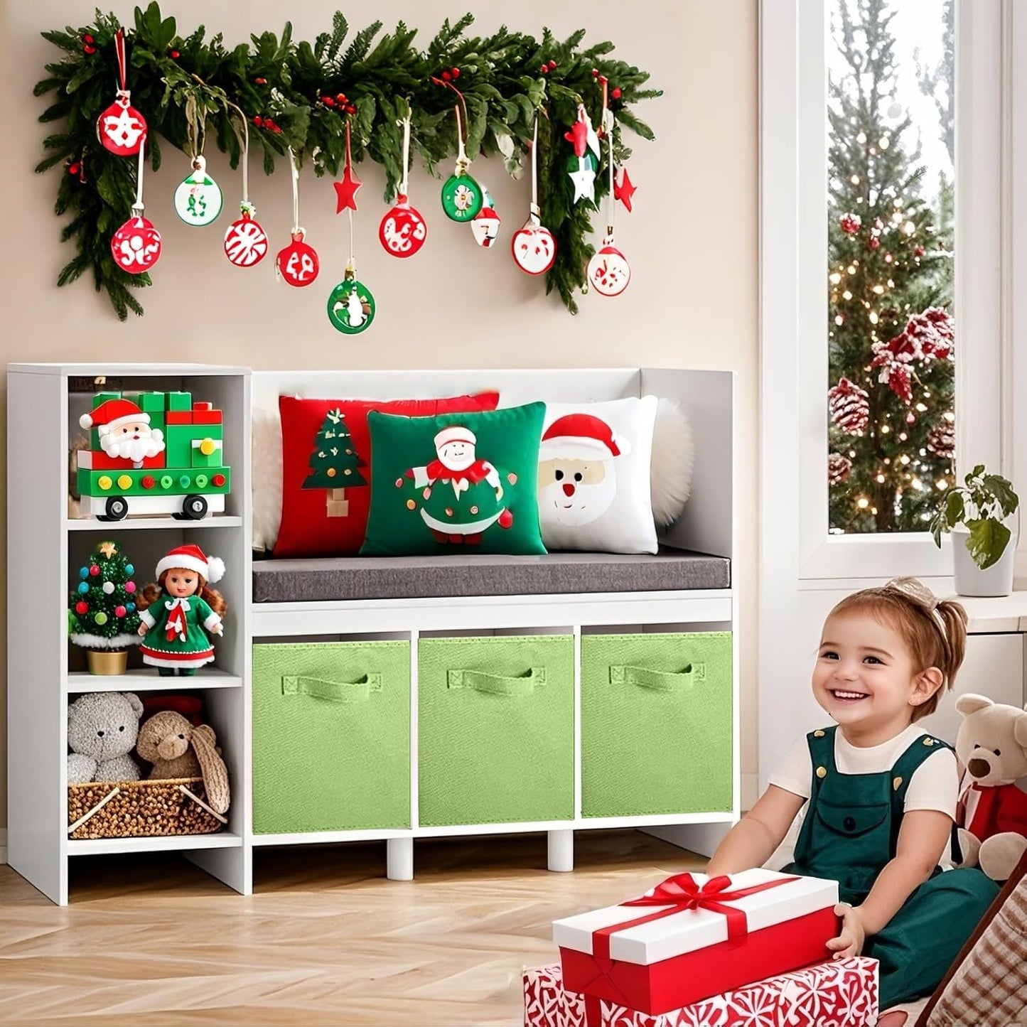 ShellKingdom Storage Bins, Foldable Fabric Storage Cubes And Cloth Organizer Drawer For Closet And Toys, 6 Pack (Lavender+Light Blue+Pink)