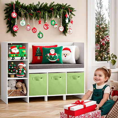 ShellKingdom Storage Bins, Foldable Fabric Storage Cubes And Cloth Organizer Drawer For Closet And Toys, 6 Pack (Lavender+Light Blue+Pink)