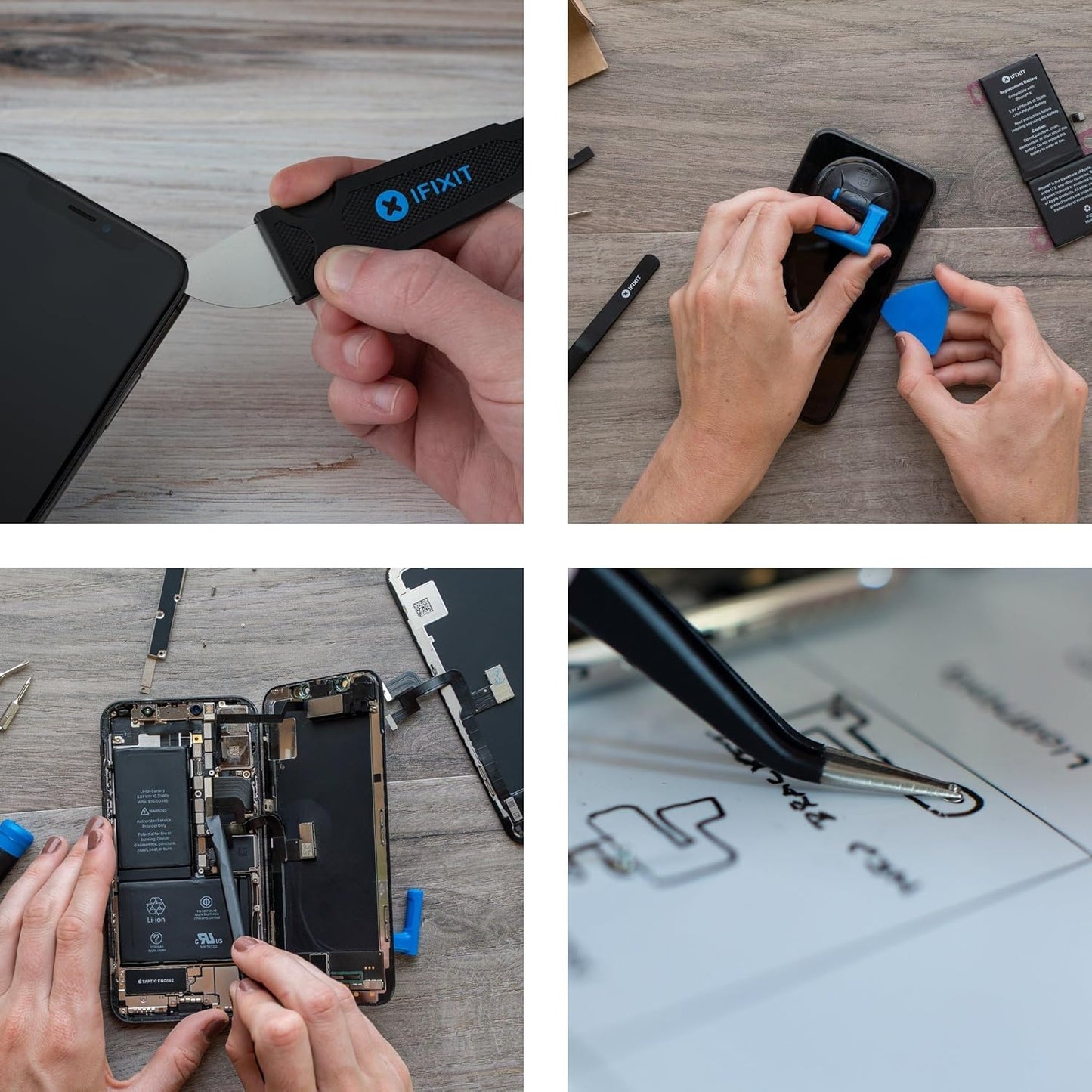 iFixit Essential Electronics Repair Toolkit with Precision Screwdriver – Compact PC, Laptop & Phone Repair Tool Set with Magnetic Bits - PuriLite