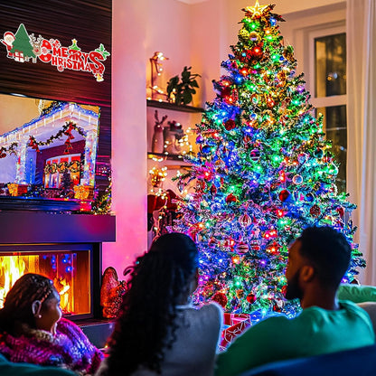 JMEXSUSS 66ft 200 LED Halloween Lights Outdoor, Orange String Lights Clear Wire, 8 Modes Orange Halloween Christmas String Lights Plug in for Tree Indoor Patio Garden Thanksgiving Decorations